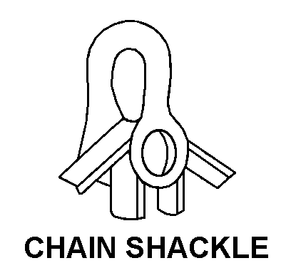 CHAIN SHACKLE style nsn 3940-00-892-4558