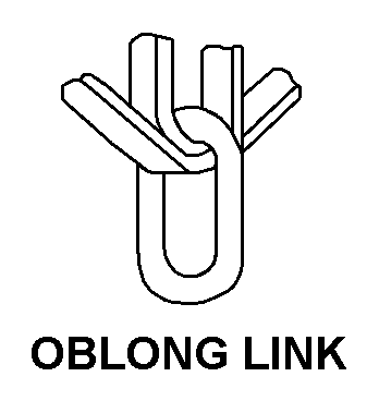 OBLONG LINK style nsn 3940-00-053-8890