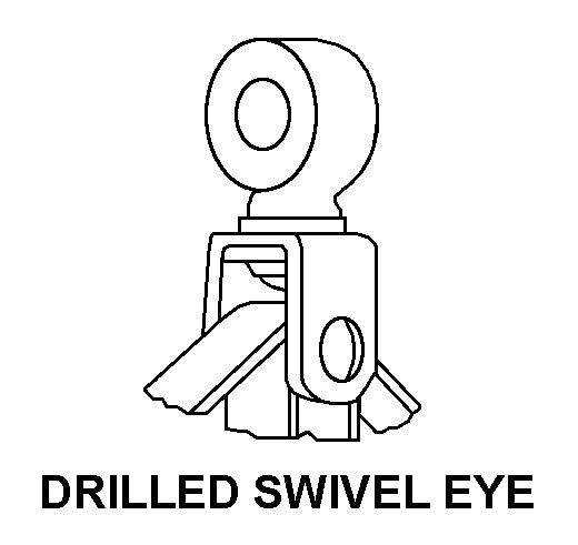 DRILLED SWIVEL EYE style nsn 3940-00-151-6770