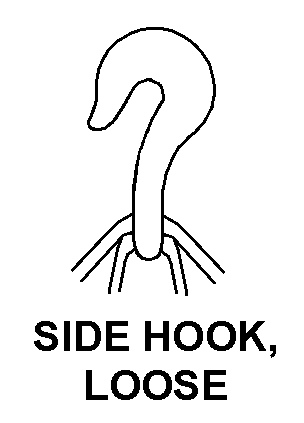 SIDE HOOK, LOOSE style nsn 3940-00-926-3710