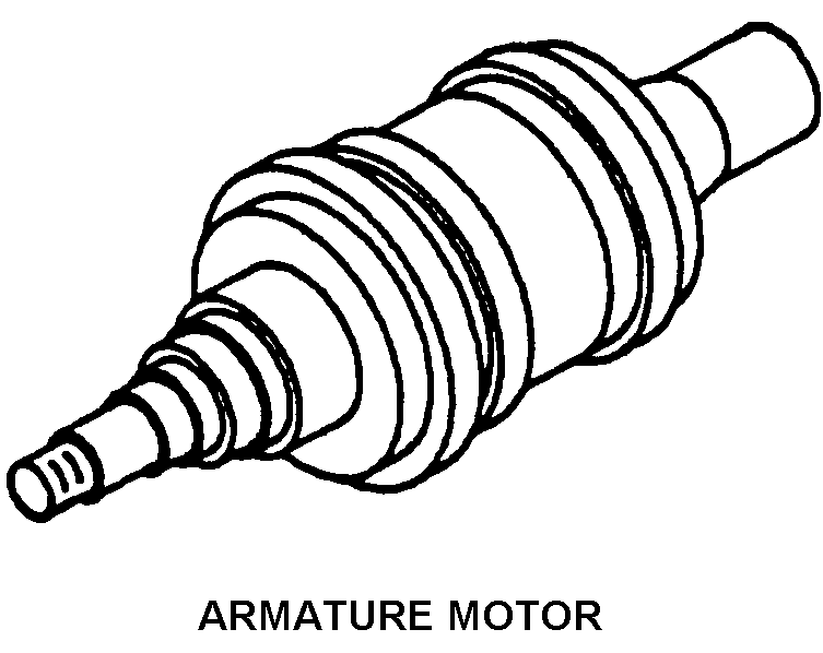 ARMATURE MOTOR style nsn 6105-01-393-3697