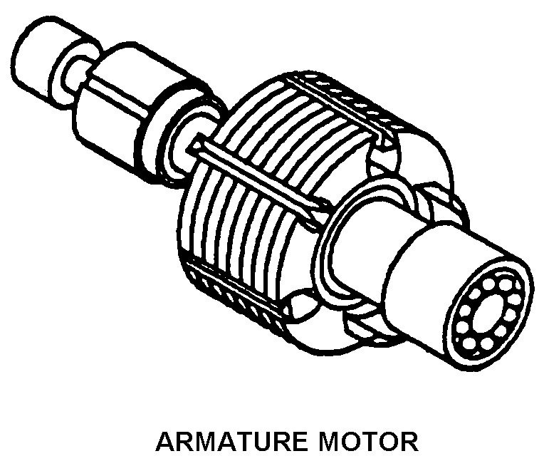 ARMATURE MOTOR style nsn 6105-01-393-3697