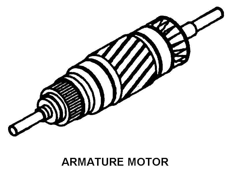 ARMATURE MOTOR style nsn 2920-01-357-9752