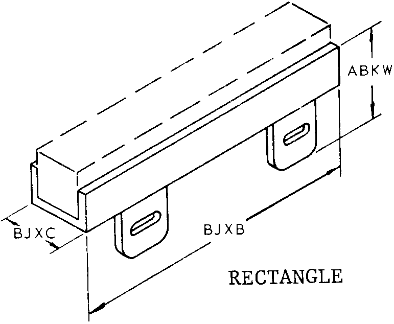 RECTANGLE style nsn 3460-01-048-5624