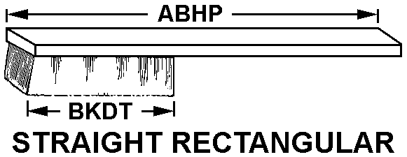 STRAIGHT RECTANGULAR style nsn 7510-00-281-5975