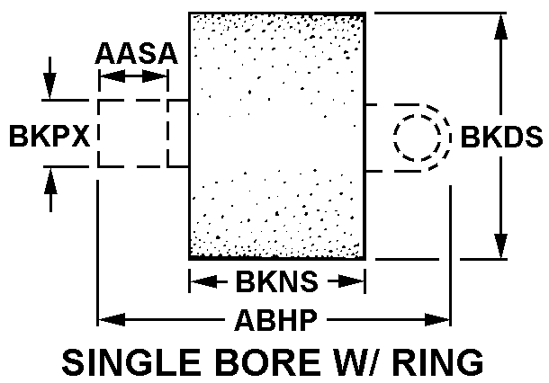 SINGLE BORE W/ RING style nsn 1010-01-475-8712