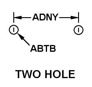 TWO HOLE style nsn 2920-01-021-9304