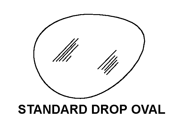 STANDARD DROP OVAL style nsn 6540-01-444-4152