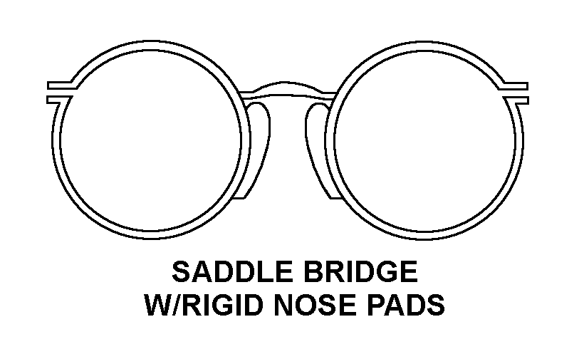 SADDLE BRIDGE WITH RIGID NOSE PADS style nsn 6540-01-616-5641