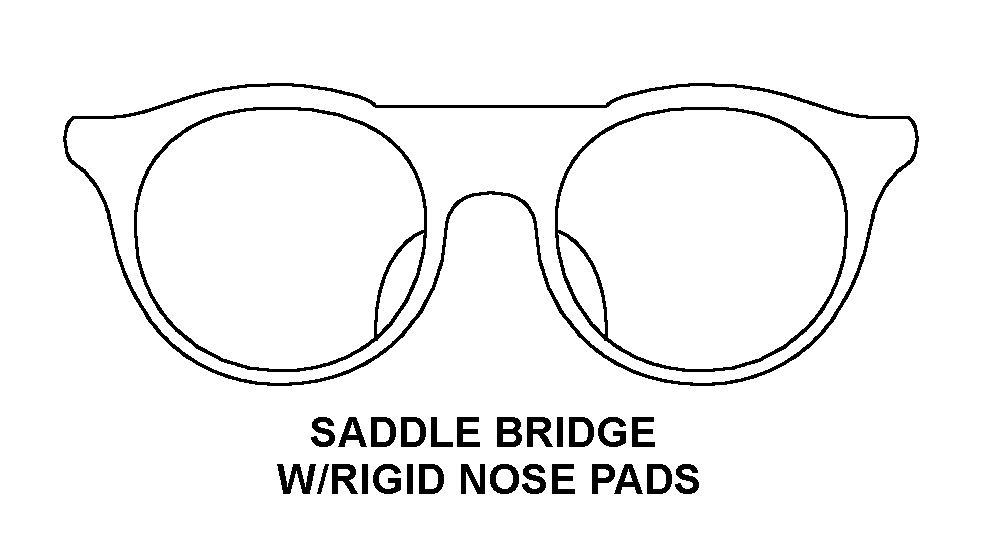 SADDLE BRIDGE WITH RIGID NOSE PADS style nsn 6540-01-616-5641
