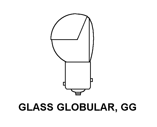 GLASS GLOBULAR, GG style nsn 6540-00-388-3600