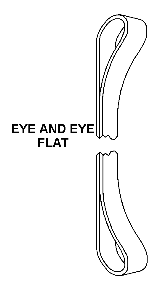 EYE AND EYE FLAT style nsn 3940-01-571-1852