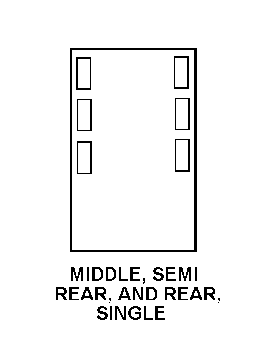 MIDDLE, SEMI REAR AND REAR, SINGLE style nsn 2330-01-076-4797