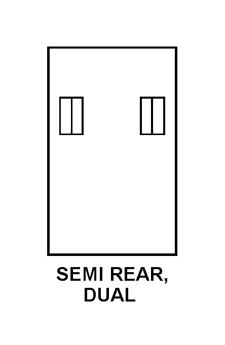 SEMI REAR, DUAL style nsn 2330-01-055-5054