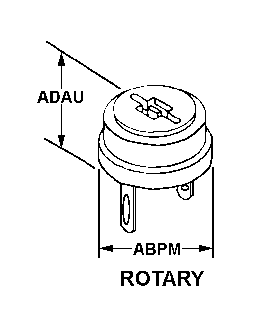 ROTARY style nsn 5910-00-001-5805