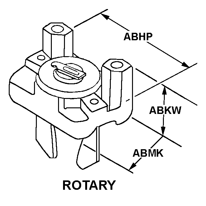 ROTARY style nsn 5910-00-761-1217