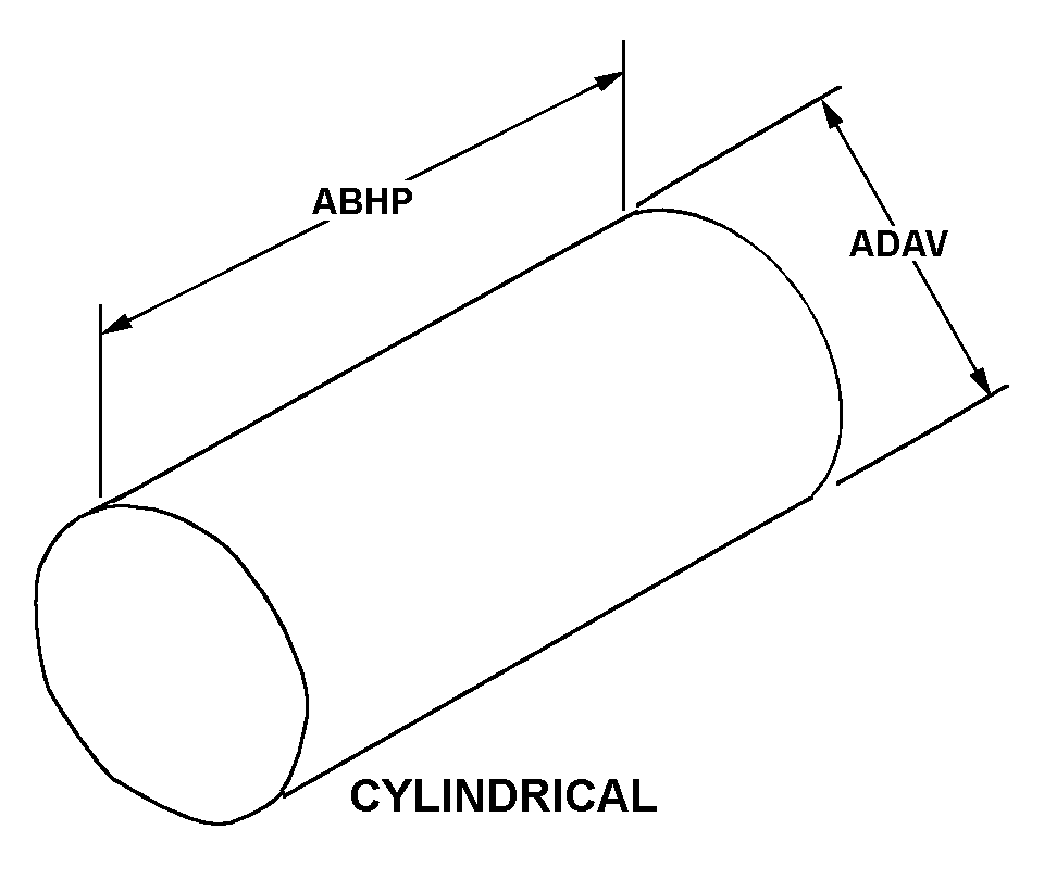CYLINDRICAL style nsn 5910-00-615-4581