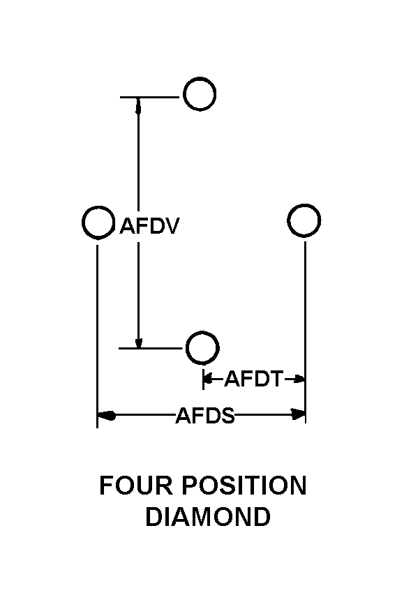 FOUR POSITION DIAMOND style nsn 6680-00-826-1809