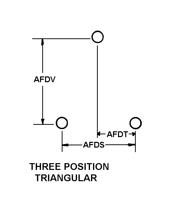 THREE POSITION TRIANGULAR style nsn 6680-00-904-5108