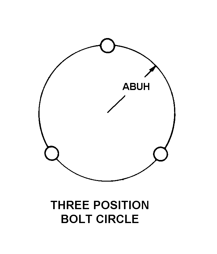 THREE POSITION BOLT CIRCLE style nsn 6680-00-620-3573