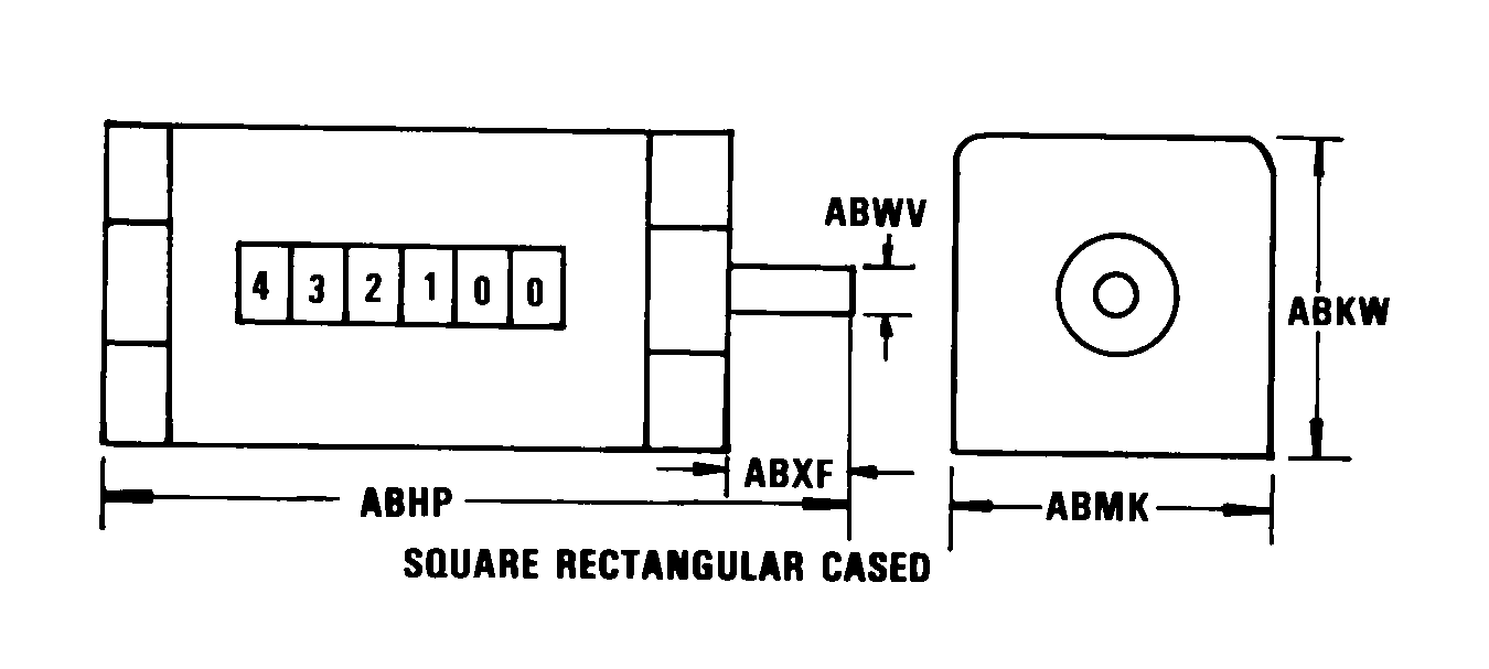 SQUARE/RECTANGULAR CASED style nsn 6680-01-221-1936