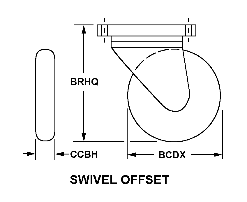 SWIVEL OFFSET style nsn 5340-00-528-0866