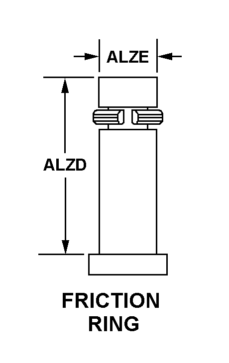 FRICTION RING style nsn 5340-00-584-0576