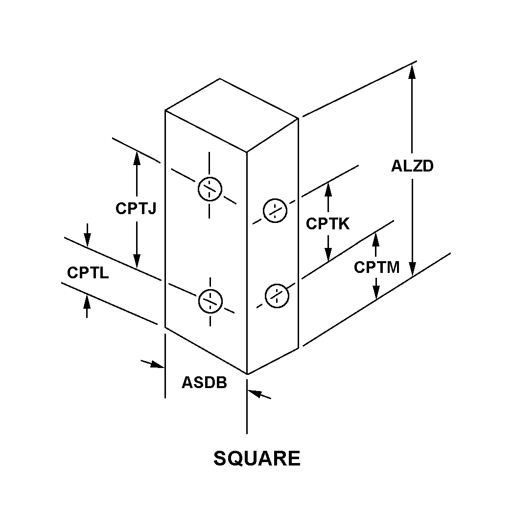 SQUARE style nsn 5340-00-680-3896