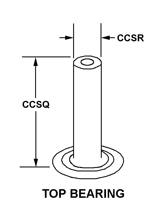 TOP BEARING style nsn 5340-01-077-6599