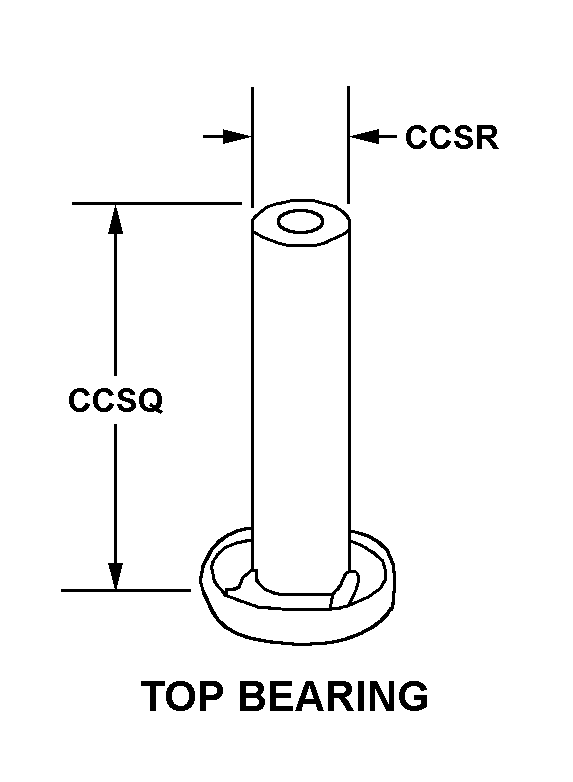 TOP BEARING style nsn 5340-01-077-6599