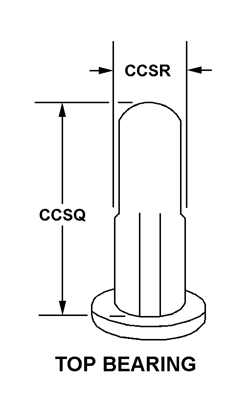 TOP BEARING style nsn 5340-01-077-6599