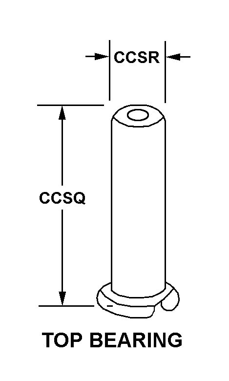 TOP BEARING style nsn 5340-01-077-6599