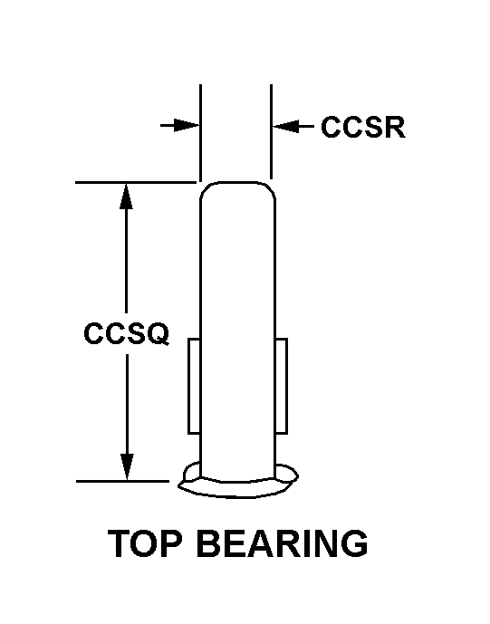 TOP BEARING style nsn 5340-01-077-6599