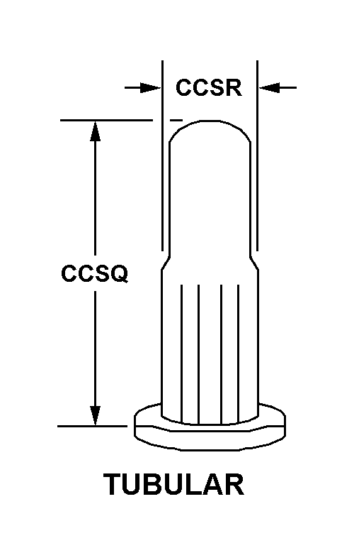 TUBULAR style nsn 5340-00-664-1349