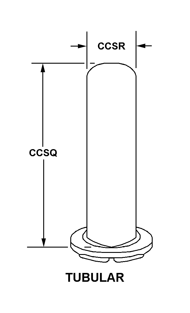 TUBULAR style nsn 5340-00-664-1349