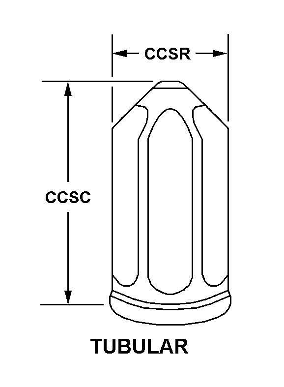 TUBULAR style nsn 5340-00-664-1349