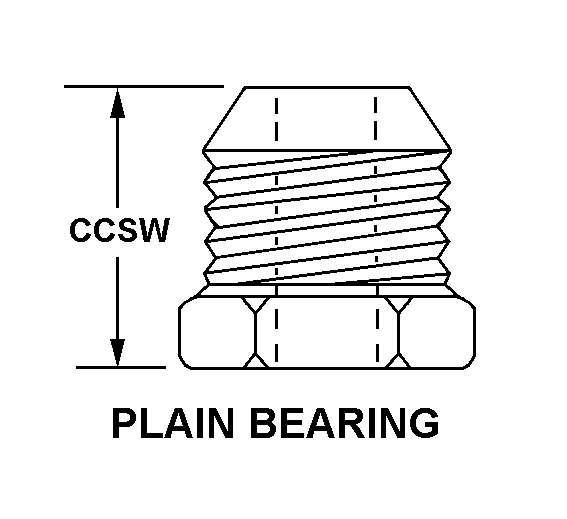 PLAIN BEARING style nsn 5340-01-025-1480