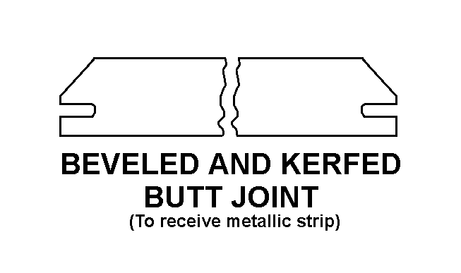 BEVELED AND KERFED BUTT JOINT style nsn 5640-01-070-8440