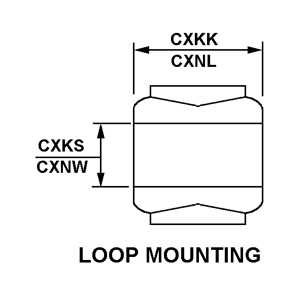 LOOP MOUNTING style nsn 2510-01-179-9181