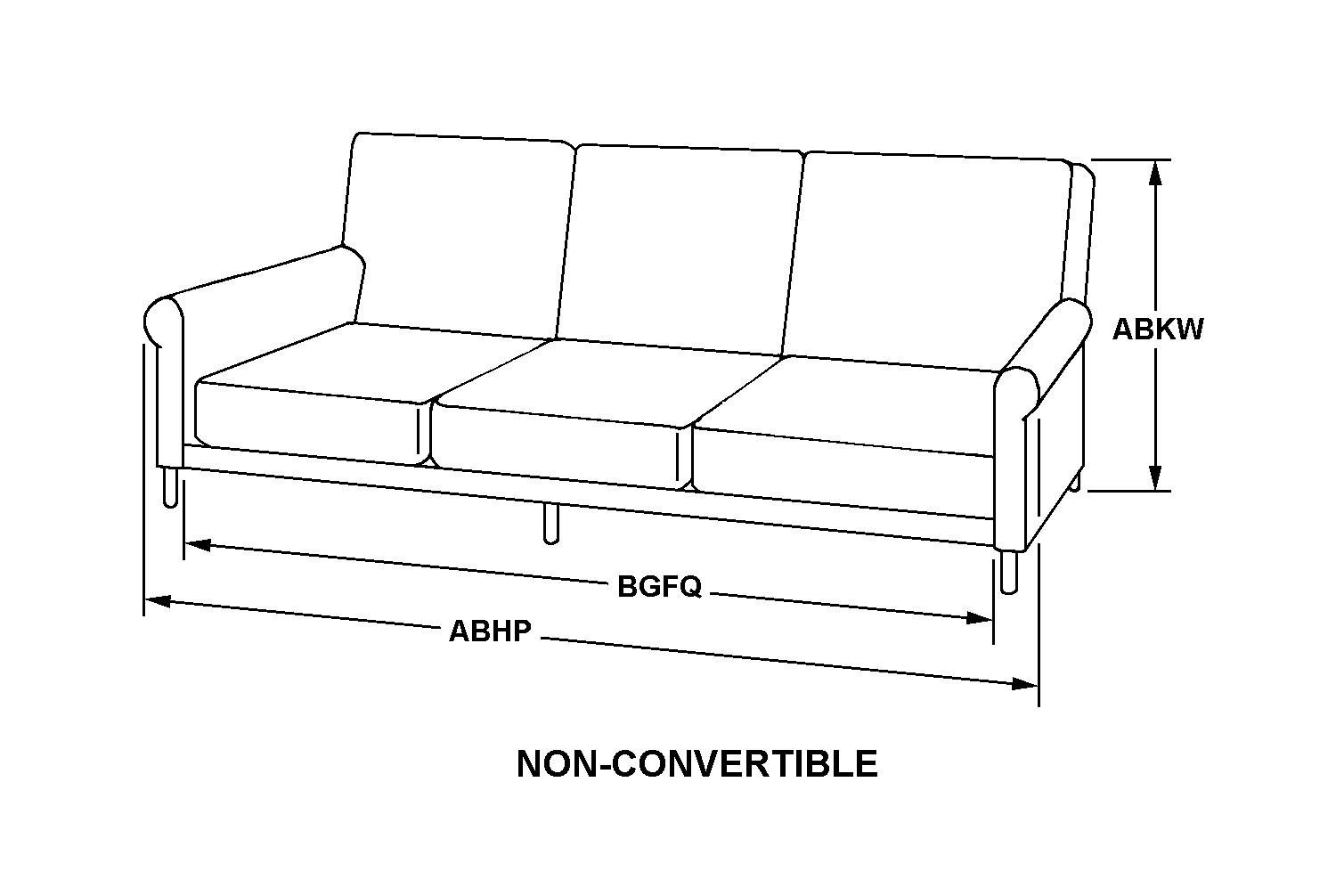 NON-CONVERTIBLE style nsn 7110-01-096-9926