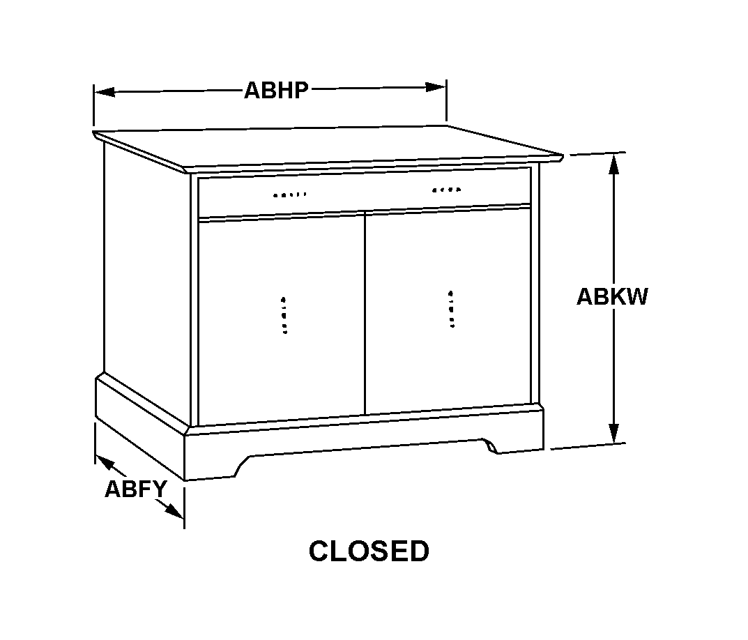 CLOSED style nsn 7105-00-559-5171