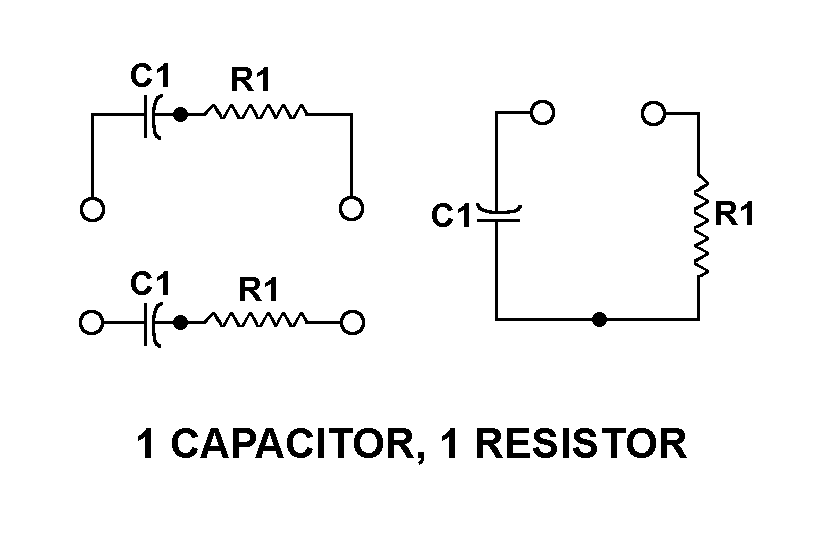 CAPACITOR, 1 RESISTOR style nsn 5915-00-172-7897