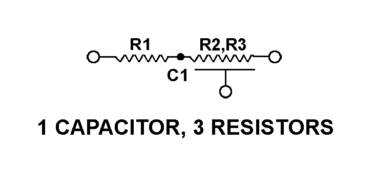 1 CAPACITOR, 3 RESISTORS style nsn 5915-00-782-4957