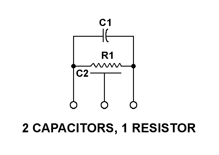 2 CAPACITORS, 1 RESISTOR style nsn 5915-01-382-0205