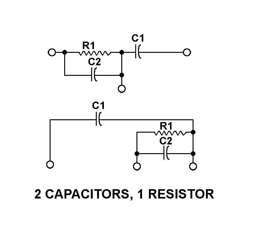 2 CAPACITORS, 1 RESISTOR style nsn 5915-01-382-0205