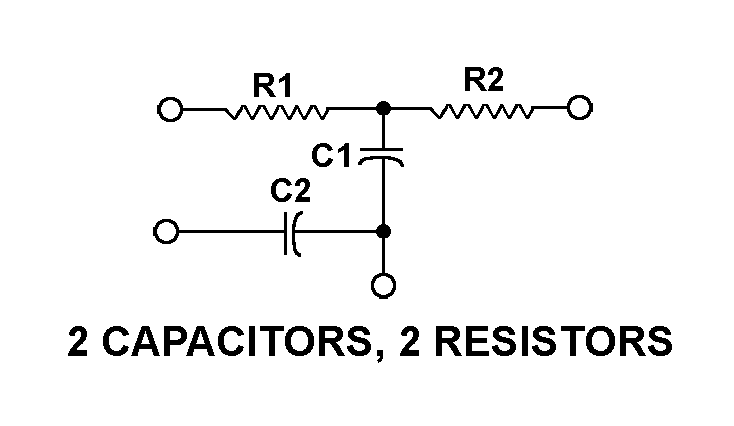 2 CAPACITORS, 2 RESISTORS style nsn 5915-00-933-2638