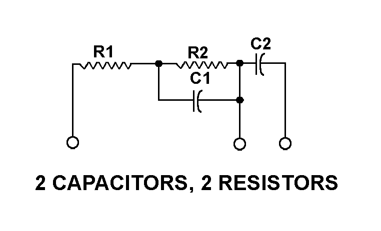 2 CAPACITORS, 2 RESISTORS style nsn 5915-00-476-8059