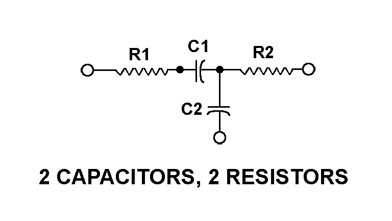 2 CAPACITORS, 2 RESISTORS style nsn 5915-00-476-8059