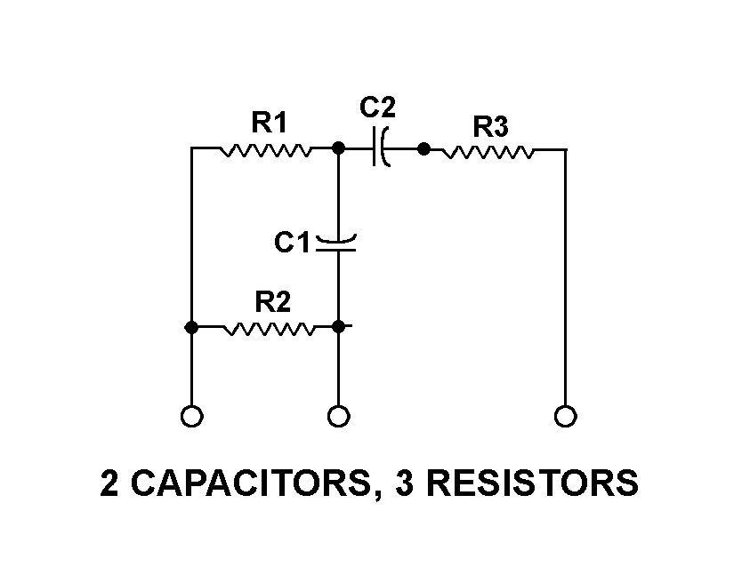 2 CAPACITORS, 3 RESISTORS style nsn 5915-00-933-2635