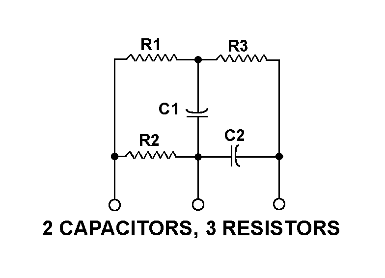 2 CAPACITORS, 3 RESISTORS style nsn 5915-00-933-2635